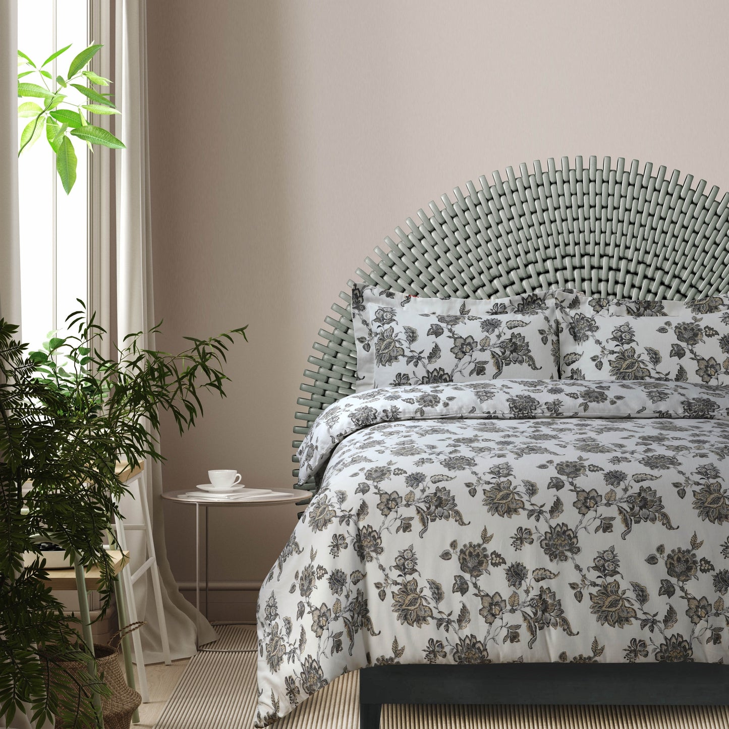 Set copripiumino oversize stampato in morbida flanella di cotone da 170 g/m²