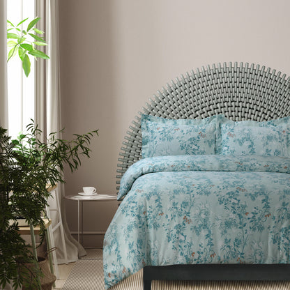 Set copripiumino oversize stampato in morbida flanella di cotone da 170 g/m²