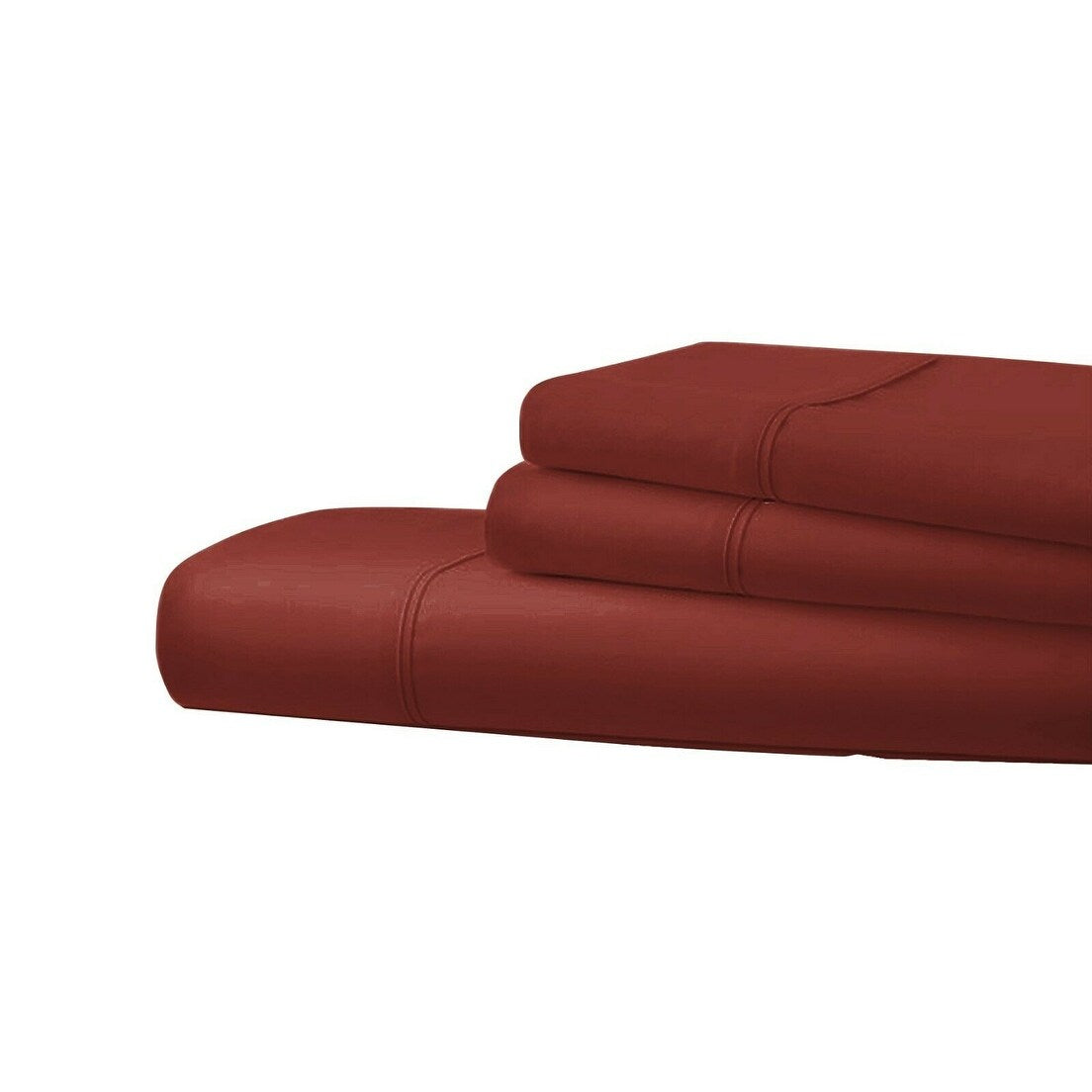 Lenzuola morbide al tatto in cotone egiziano serie 1800, 6 pezzi, tasche profonde, 4 federe