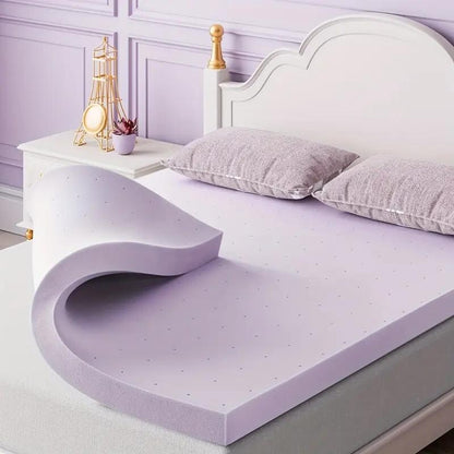 Materasso in memory foam rigido da 2 pollici Queen, ventilato, rinfrescante, infuso con gel ad alta densità