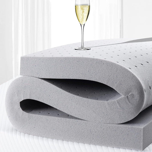 Materasso in memory foam Queen Gel da 2 pollici, rinfrescante e morbido, anti-pressione, CertiPUR