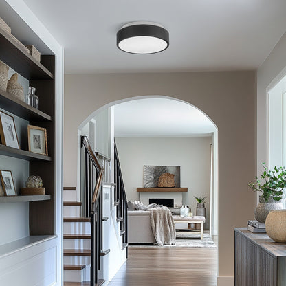 Plafoniera a filo a 2 luci con paralume in vetro smerigliato - 12,0 pollici LX 12,0 pollici WX 3,5 pollici H