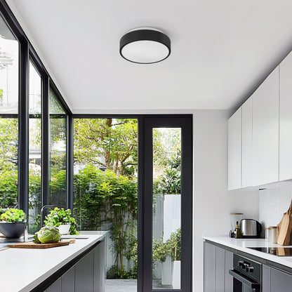 Plafoniera a filo a 2 luci con paralume in vetro smerigliato - 12,0 pollici LX 12,0 pollici WX 3,5 pollici H