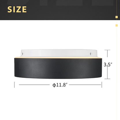Plafoniera a filo a 2 luci con paralume in vetro smerigliato - 12,0 pollici LX 12,0 pollici WX 3,5 pollici H