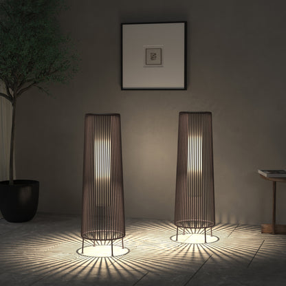 Confezione da 2 lampade da terra solari per esterni