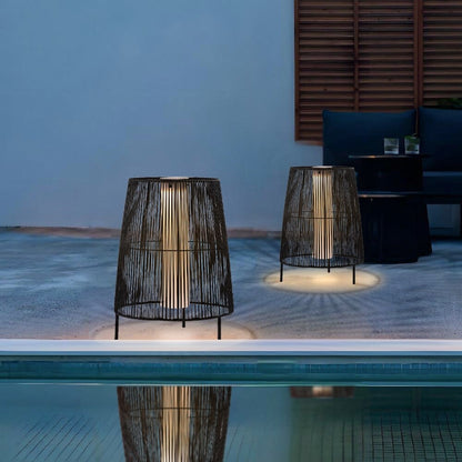 Confezione da 2 lampade da terra solari per esterni