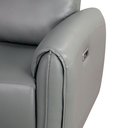 Set di divani elettrici imbottiti da 2 pezzi con porte di ricarica USB