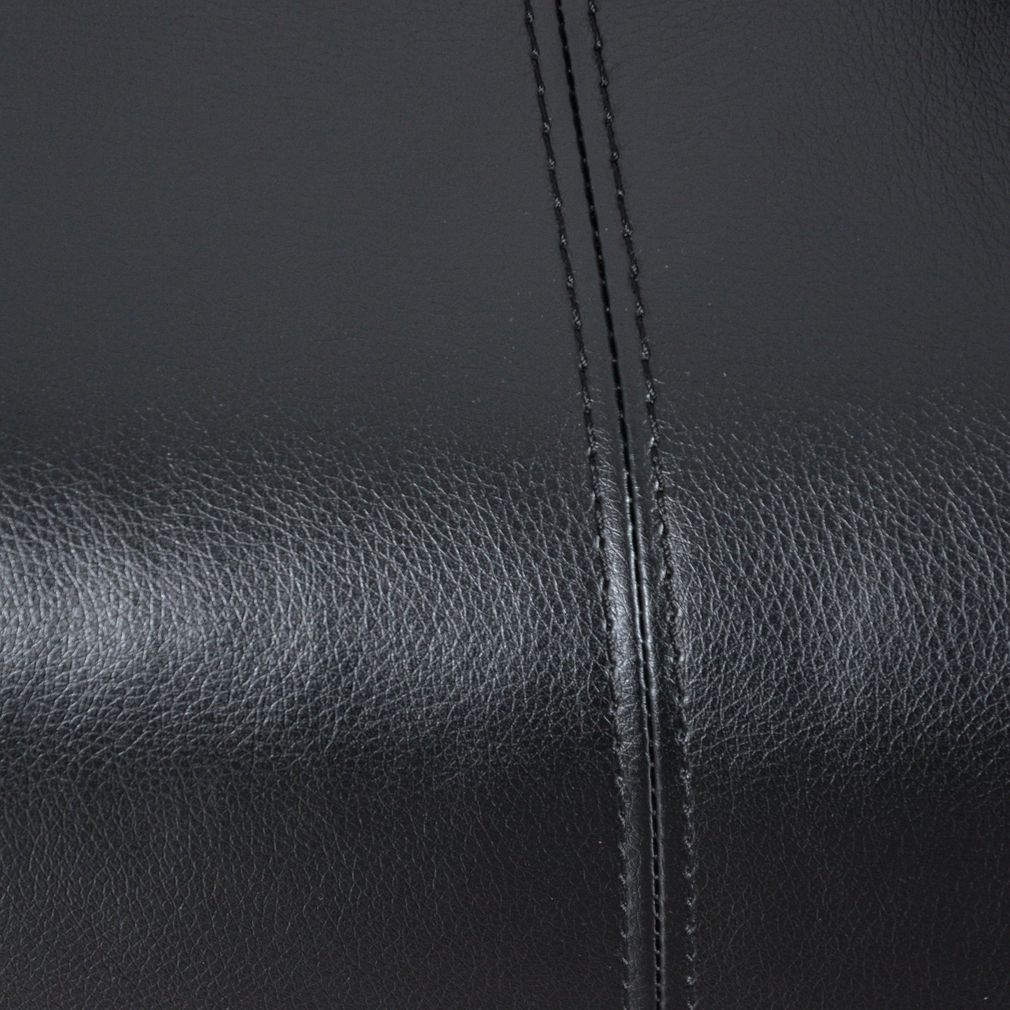 Set di divani da soggiorno reclinabili manuali classici in similpelle, 2 pezzi, con consolle e portabicchieri