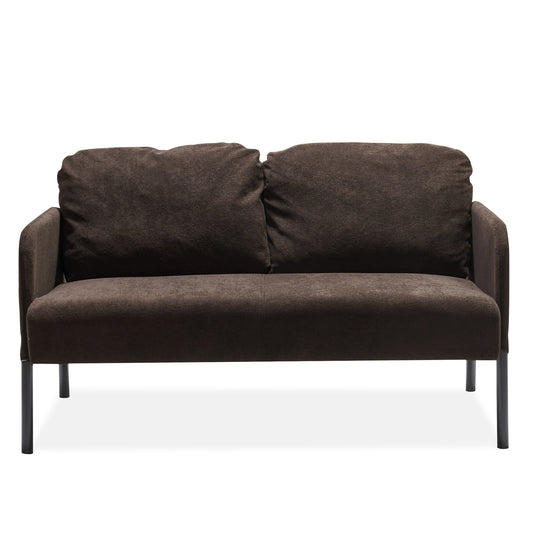 Divano a 2 posti in tessuto di poliestere, divano moderno a due posti, comodi divani piccoli per piccoli spazi, soggiorno, camera da letto, ufficio