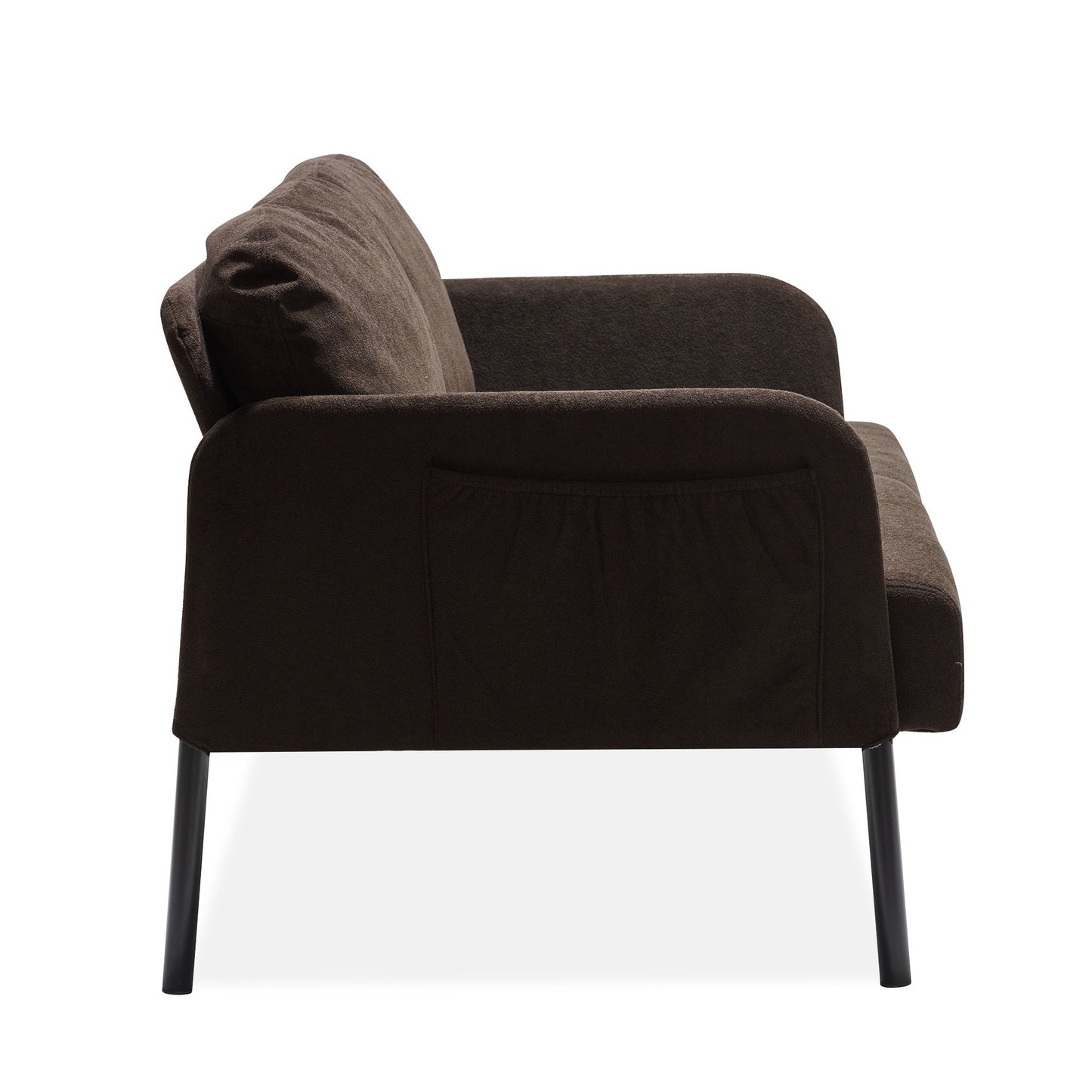 Divano a 2 posti in tessuto di poliestere, divano moderno a due posti, comodi divani piccoli per piccoli spazi, soggiorno, camera da letto, ufficio