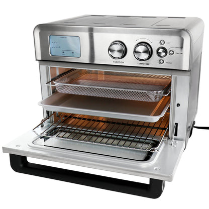 Forno tostapane multifunzione con friggitrice ad aria preimpostata da 21