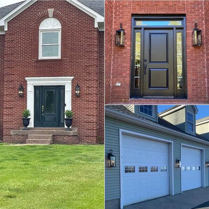 Applique da parete per esterni in bronzo da 25,7 H, 2 luci, grande