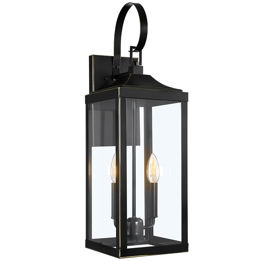 Applique da parete per esterni in bronzo da 25,7 H, 2 luci, grande