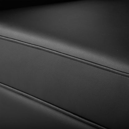 Poltrona reclinabile manuale con braccioli in tessuto largo 27.16