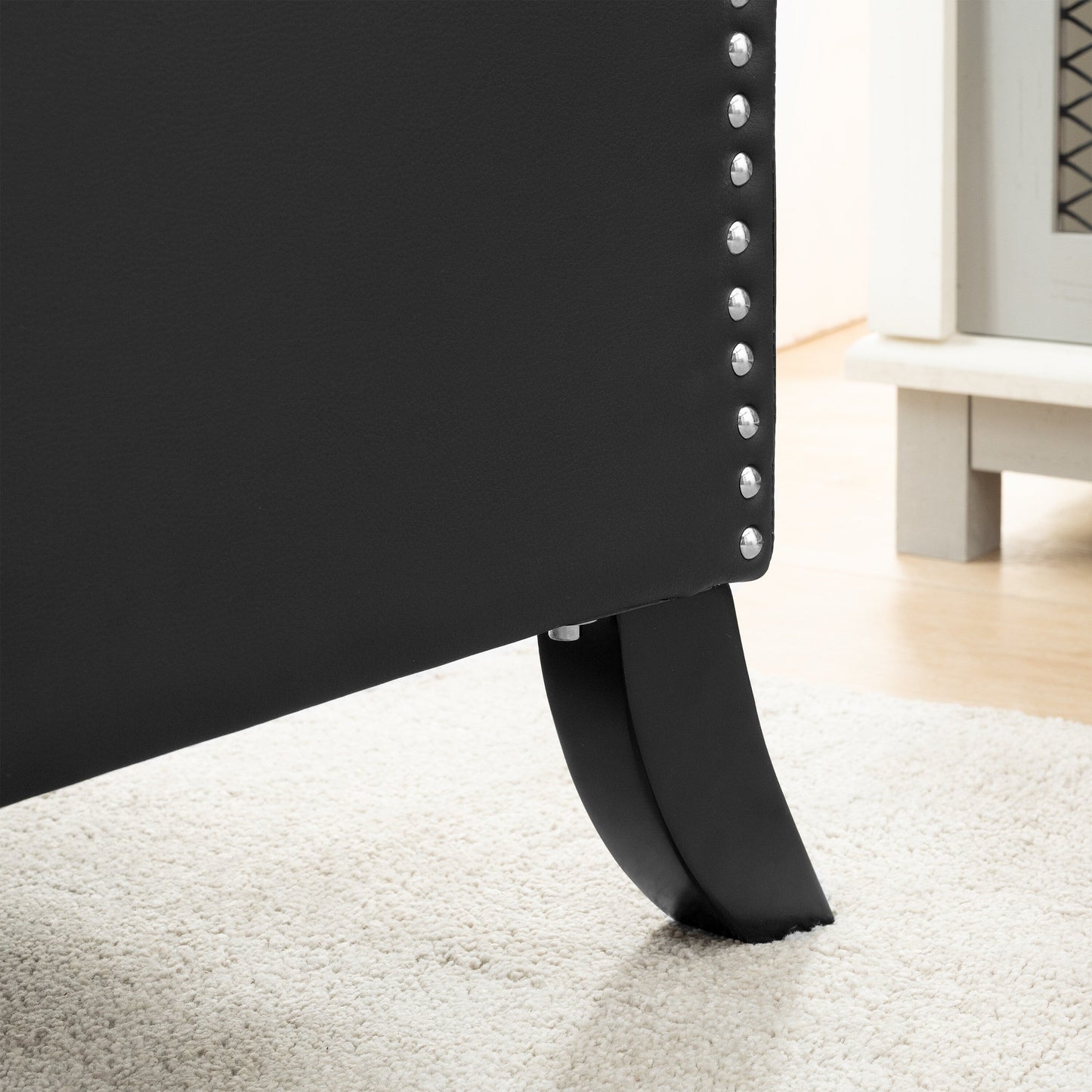 Poltrona reclinabile manuale con braccioli in tessuto largo 27.16