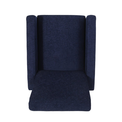 Poltrona reclinabile manuale in legno da 27'' di larghezza