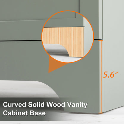 Mobile bagno Wavy Line 30/36/48 con lavabo e rubinetto