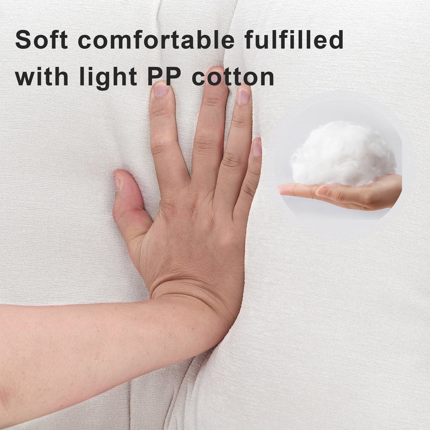 [VIDEO fornito][Nuovo] Divano componibile moderno a forma di U da 109,8*55,9 con cuscini in vita, divano simmetrico imbottito a 6 posti