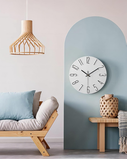 Orologio scandinavo in legno