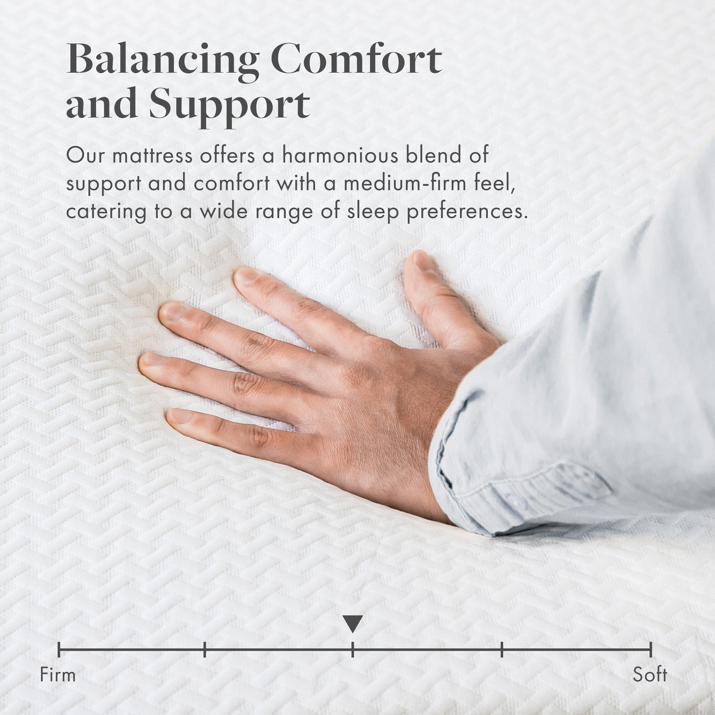 Materasso in memory foam con carbone di bambù SoftNest Airess Collection da 6 pollici