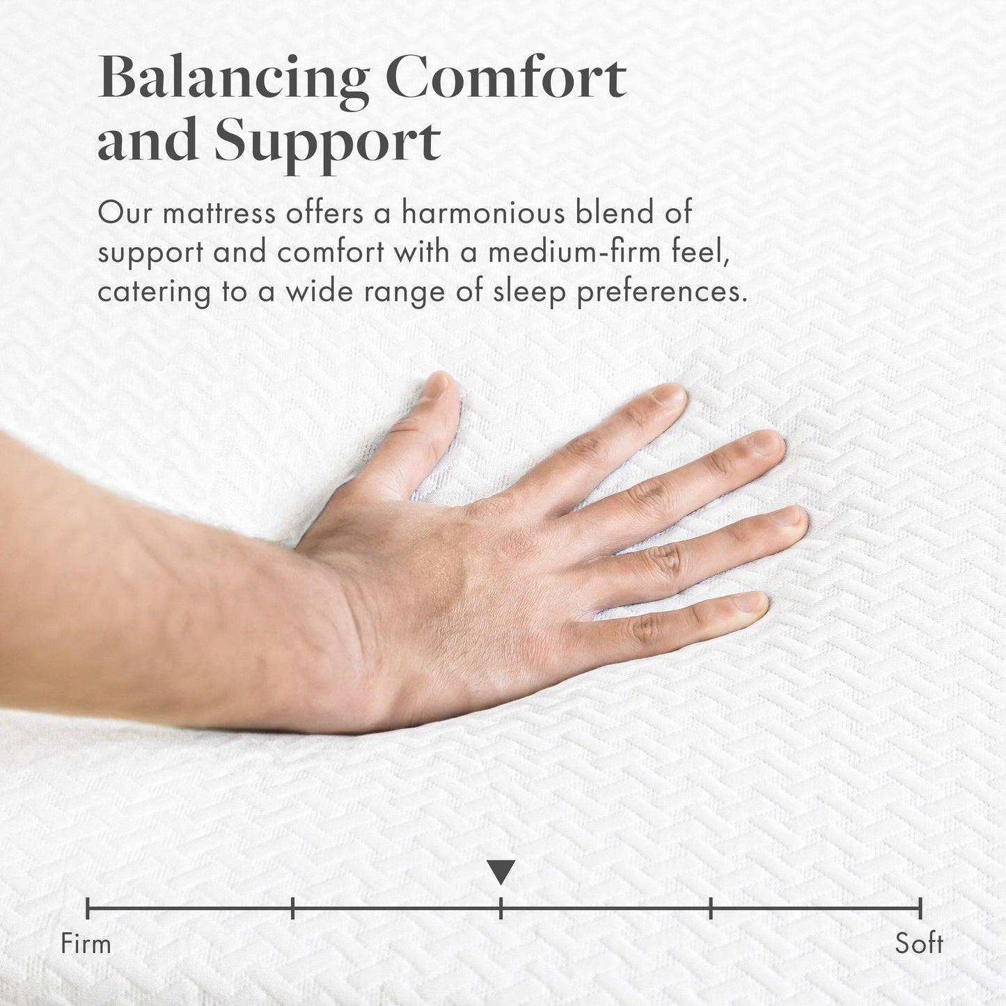 Materasso in memory foam con infuso di tè verde SoftNest Calma Collection da 8 pollici