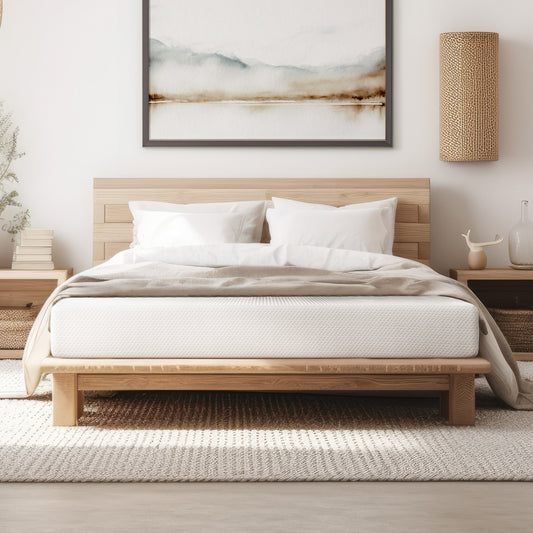 Materasso in memory foam con infuso di tè verde SoftNest Calma Collection da 8 pollici