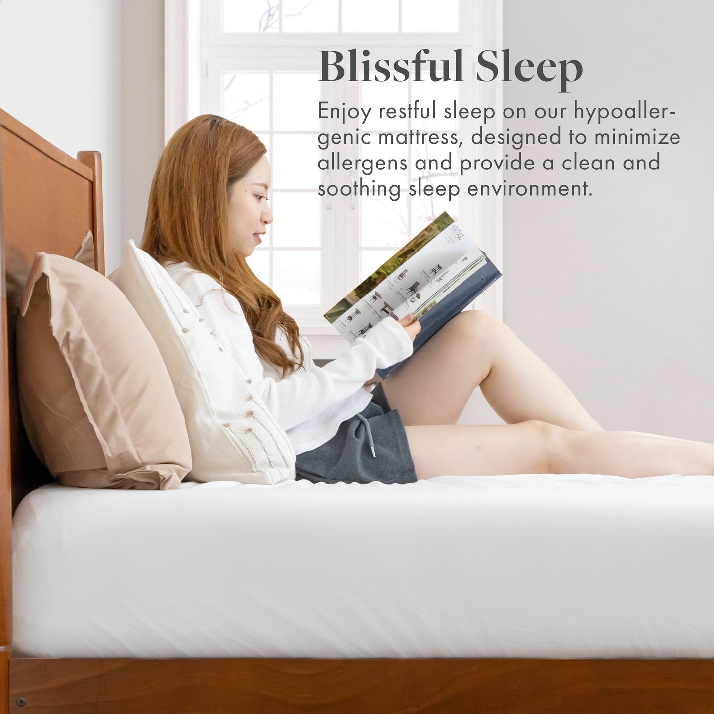 Materasso in memory foam di gel premium SoftNest Rejuv Collection da 6 pollici