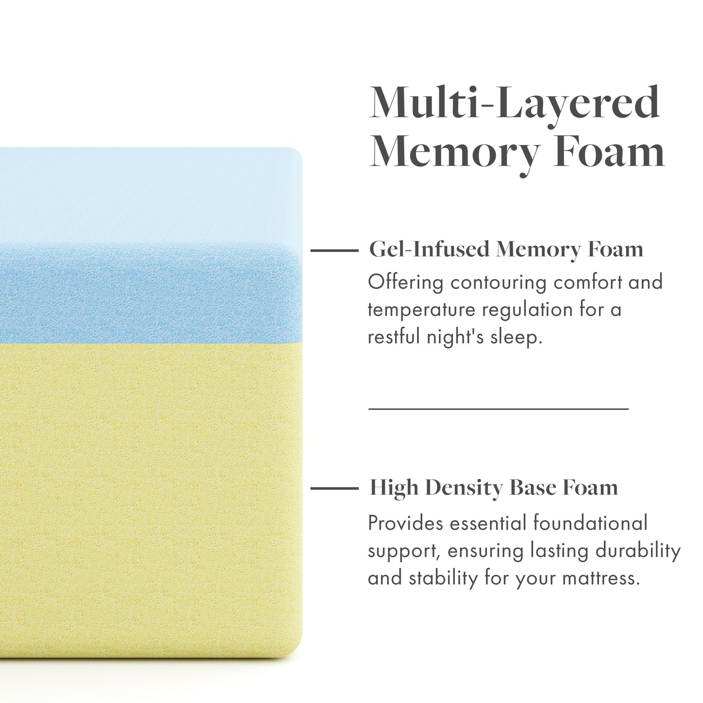 Materasso in memory foam di gel premium SoftNest Rejuv Collection da 8 pollici