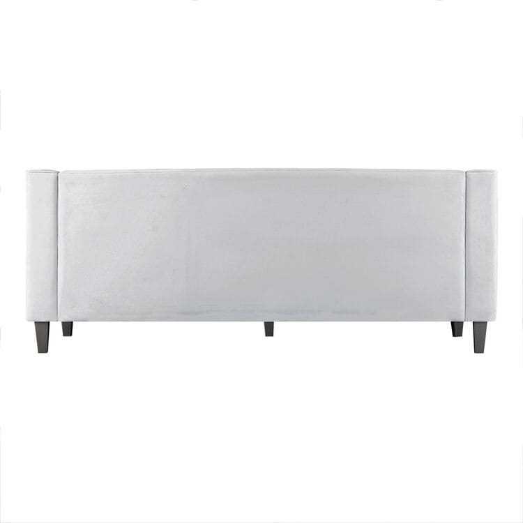 Divano per soggiorno Divano Mid Century con cuscino trapuntato Gambe in legno massello per soggiorno Camera da letto Comodo