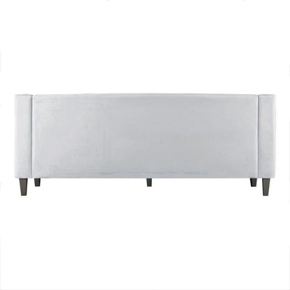 Divano per soggiorno Divano Mid Century con cuscino trapuntato Gambe in legno massello per soggiorno Camera da letto Comodo