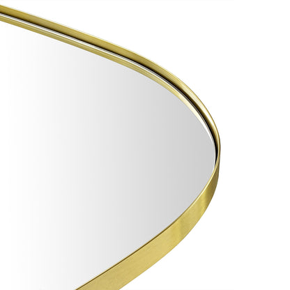 Specchio da parete Bertlinde TEHOME specchio di forma irregolare per soggiorno