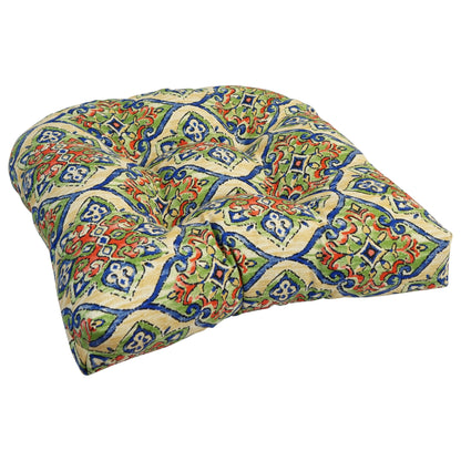 Cuscini per sedie da interno/esterno con schienale arrotondato da 19 pollici (set da 4) - 19 x 19