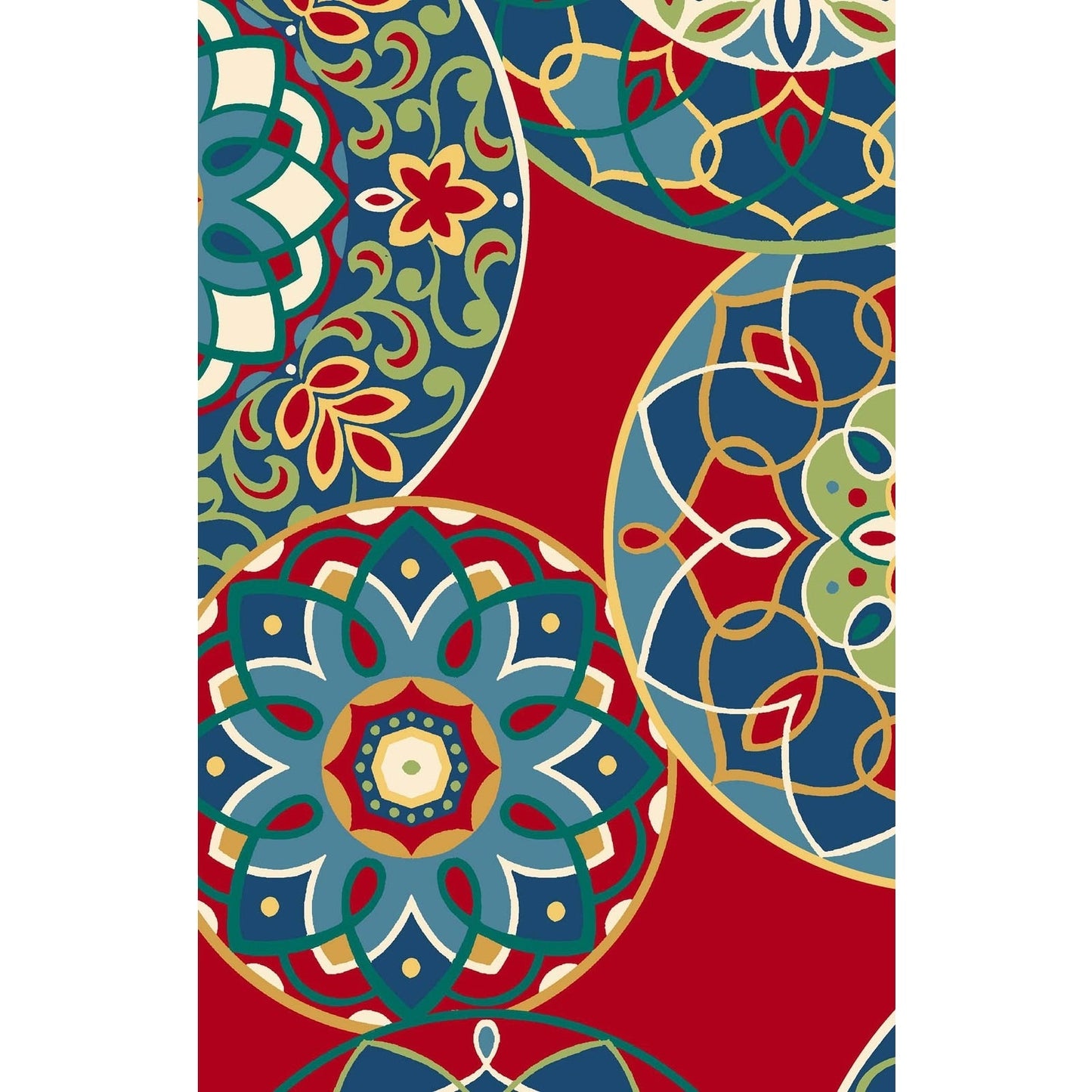 Cuscini per sedie da interno/esterno con schienale arrotondato da 19 pollici (set da 4) - 19 x 19