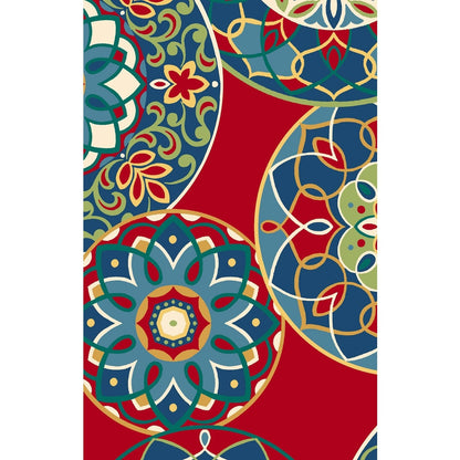 Cuscini per sedie da interno/esterno con schienale arrotondato da 19 pollici (set da 4) - 19 x 19