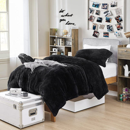 Il piumone oversize originale in peluche Coma Inducer® - Nightshift Nero