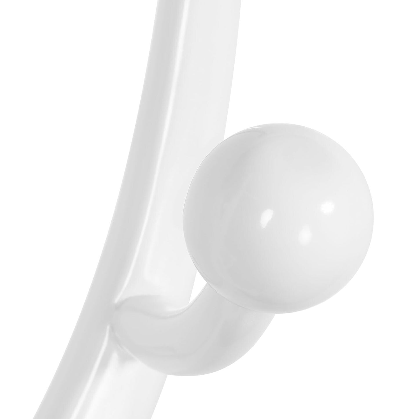 Appendiabiti indipendente in legno di caucciù con 8 ganci - 24,5 L x 70,87 A