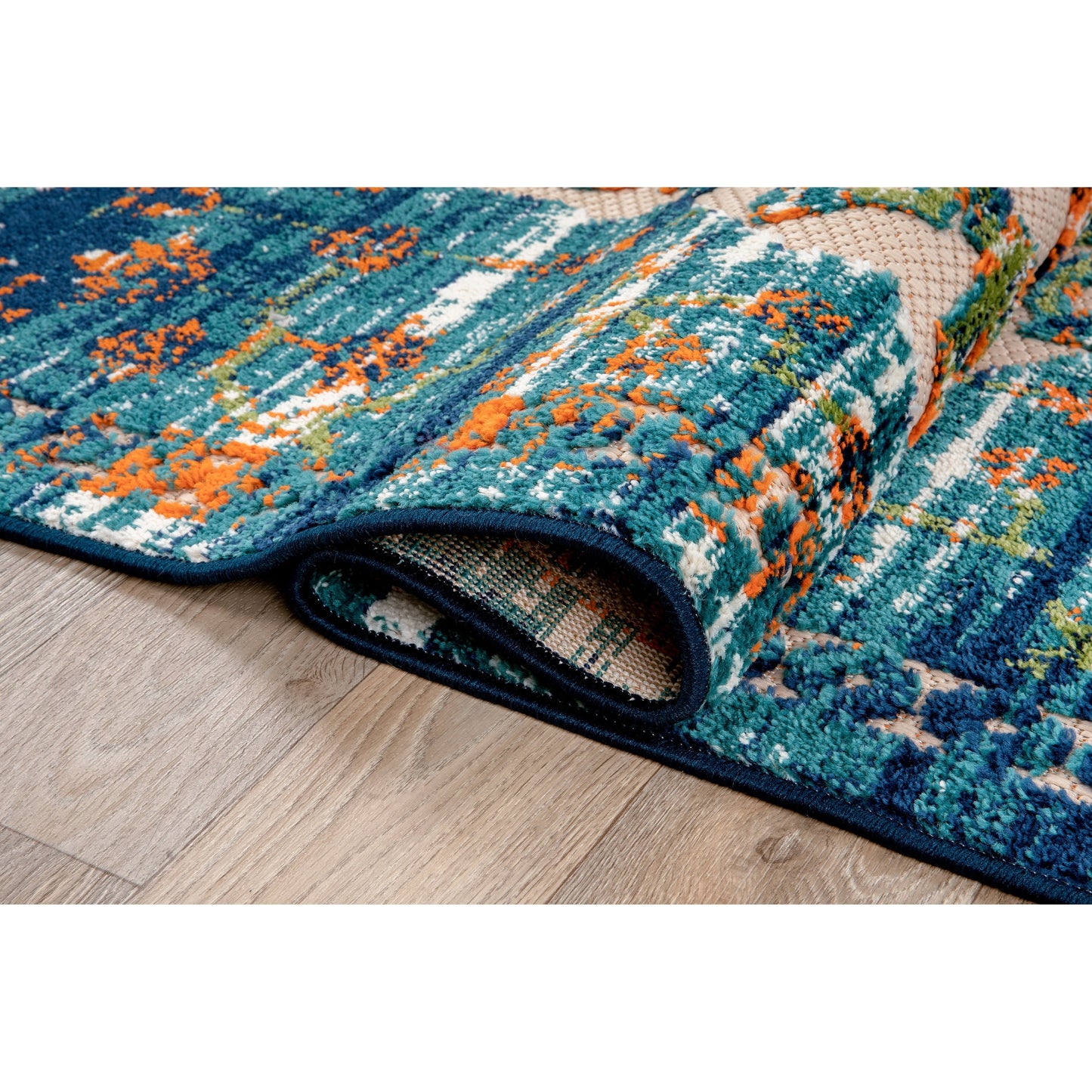 Tappeto tradizionale per interni/esterni in stile anticato della World Rug Gallery