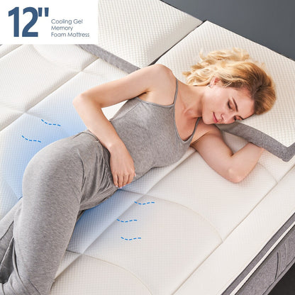 12 migliori materassi ibridi, memory foam in gel con materasso a molle insacchettate in una scatola per un sonno fresco, materasso a sensazione media
