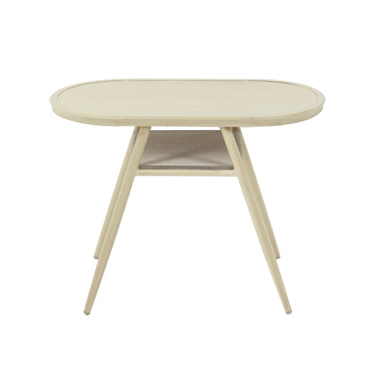 Set da bistrot da esterno in alluminio da 3 pezzi in stile Mid-Century Modern per piccoli spazi di Furniture of America