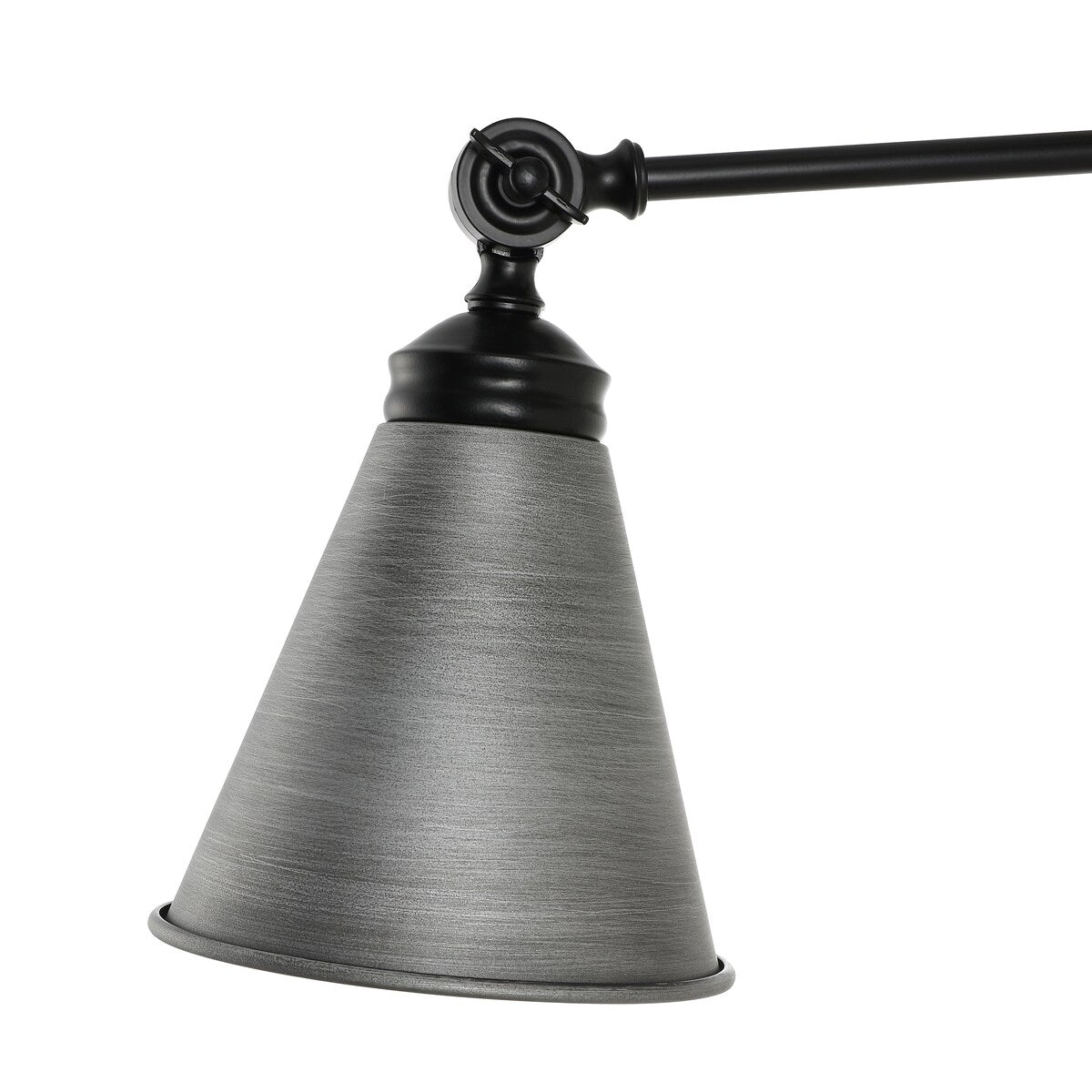 Applique da parete industriale WINGBO con braccio girevole e paralume in metallo, confezione da 2...