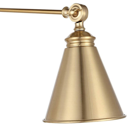 Applique da parete industriale WINGBO con braccio girevole e paralume in metallo, confezione da 2...