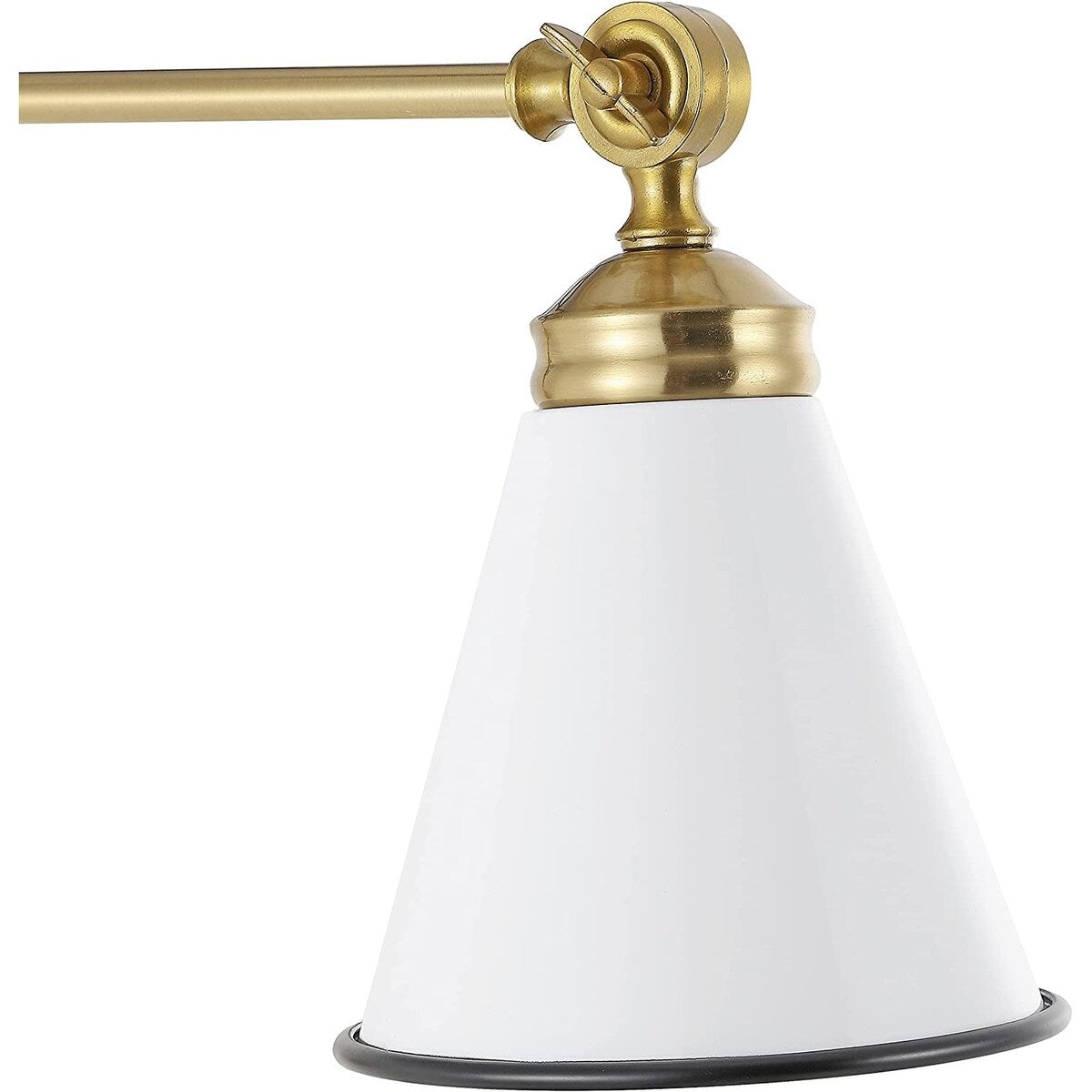 Applique da parete industriale WINGBO con braccio girevole e paralume in metallo, confezione da 2...