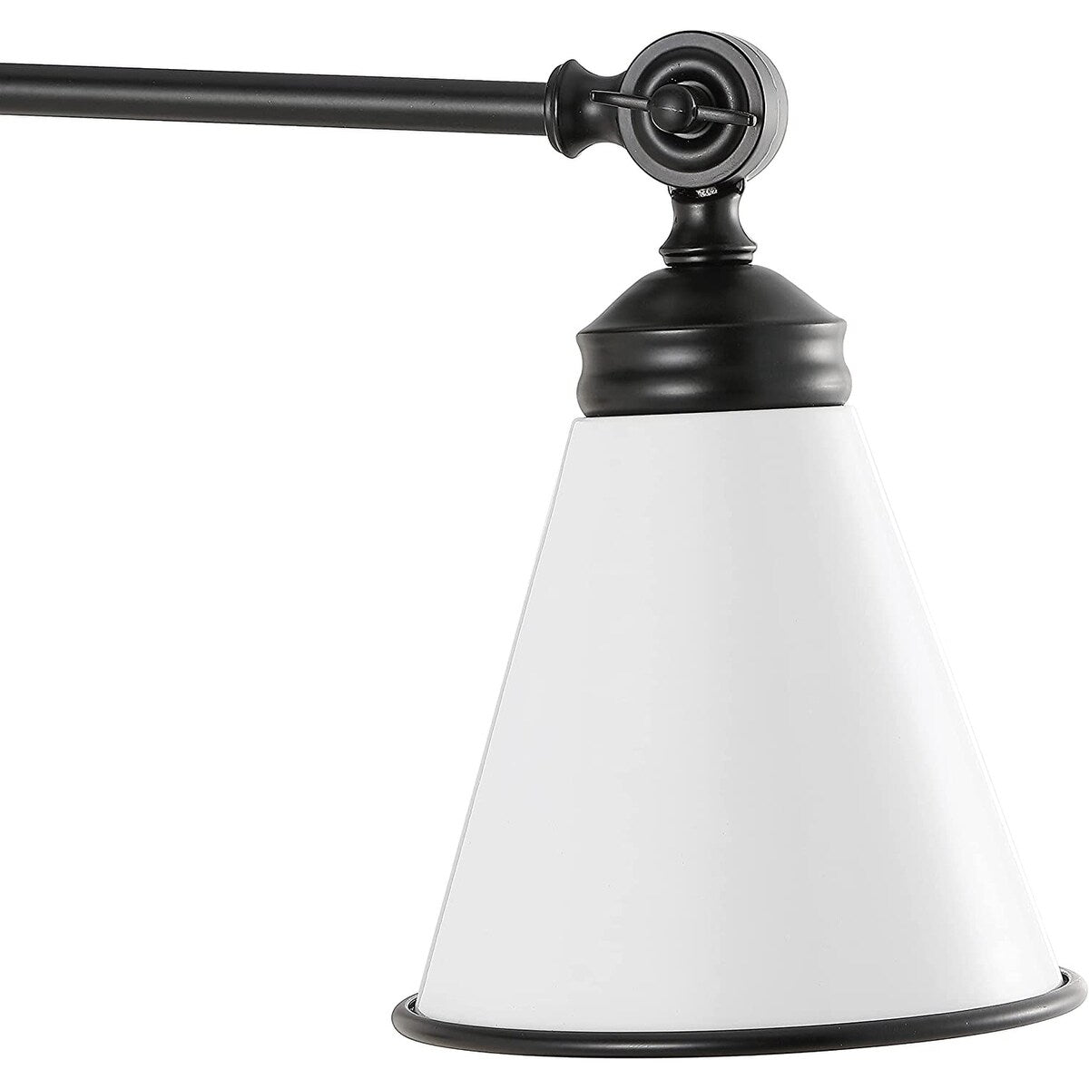 Applique da parete industriale WINGBO con braccio girevole e paralume in metallo, confezione da 2...