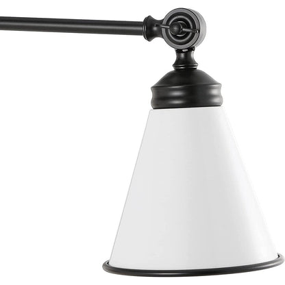 Applique da parete industriale WINGBO con braccio girevole e paralume in metallo, confezione da 2...