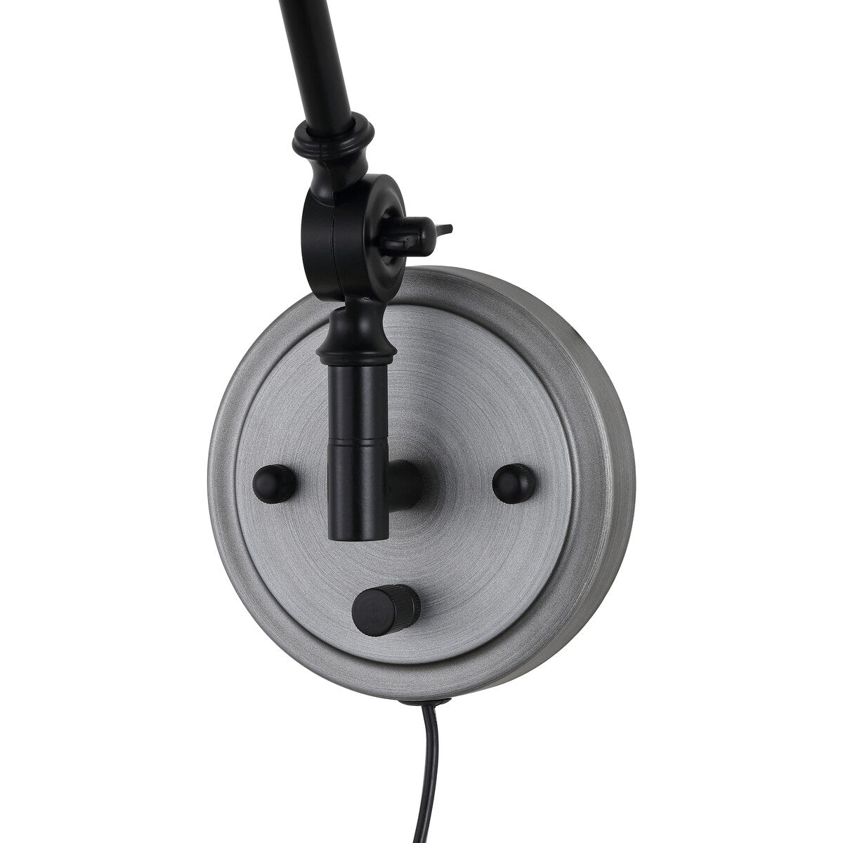 Applique da parete industriale WINGBO con braccio girevole e paralume in metallo, confezione da 2...