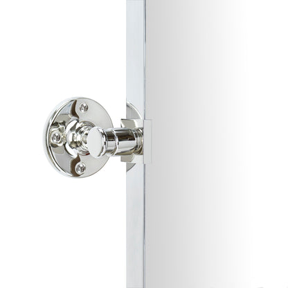 Specchio da parete in metallo girevole e inclinabile rettangolare Jonathan TEHOME