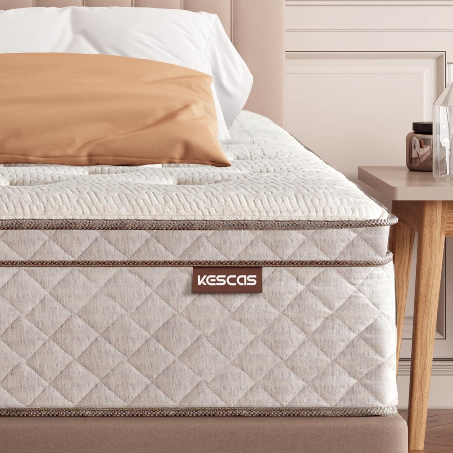 Materasso Premium in memory foam ibrido di lusso da 12 pollici