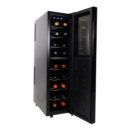 Frigorifero per vino indipendente Koolatron Slim Dual Zone da 18 bottiglie