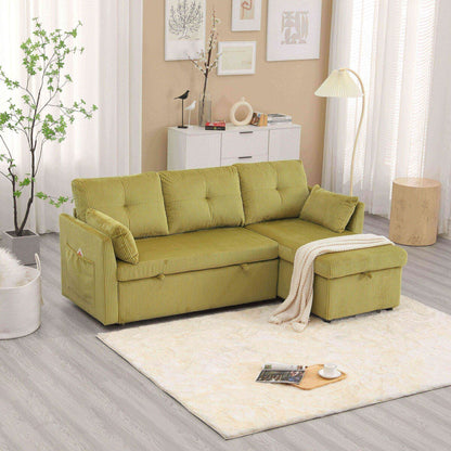 Il divano con seduta contenitore a L si ripiega in una poltrona reclinabile