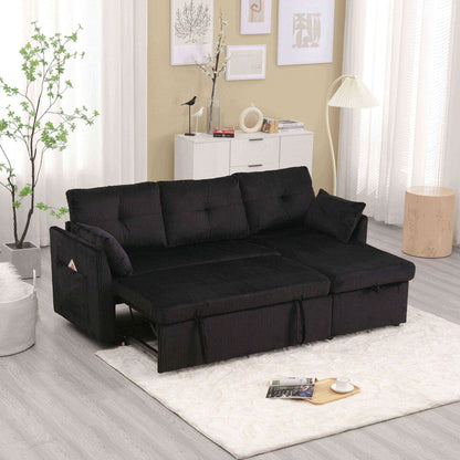 Il divano con seduta contenitore a L si ripiega in una poltrona reclinabile